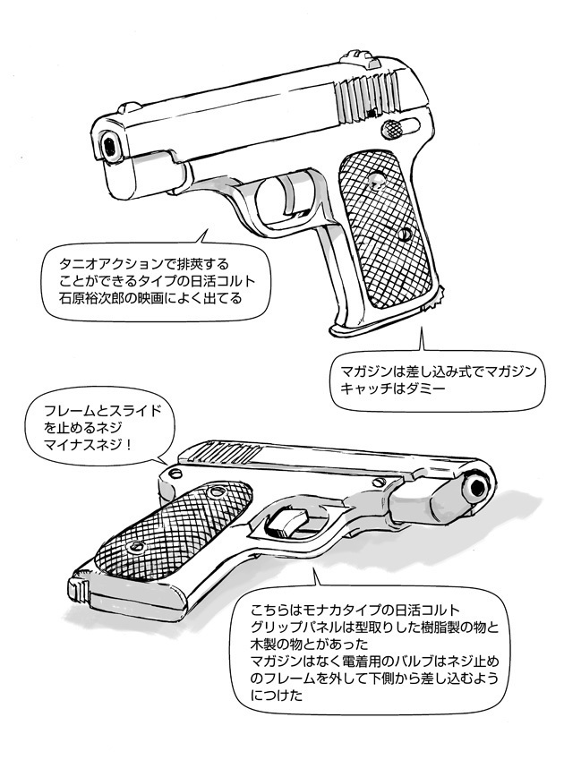 日活コルト 銃と猫と落書きと